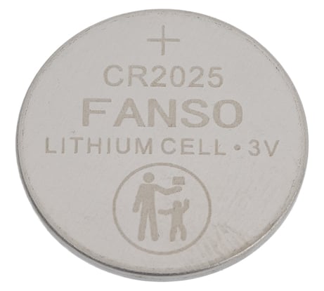 Батарея FANSO диоксид марганцевая (Li-MnO2), CR2025 3420507