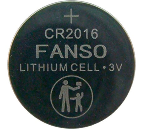 Батарея FANSO диоксид марганцевая (Li-MnO2), CR2016 3424765