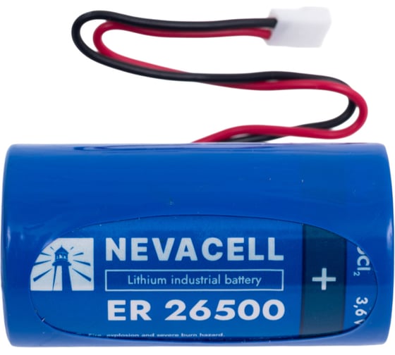 Элемент питания Nevacell ER26500 9000 mah с выводом Molex 51005-0200 box 4 4687206134256