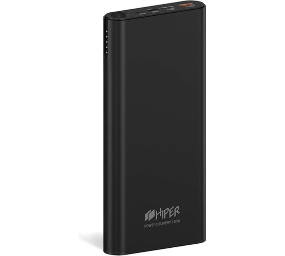 Внешний аккумулятор HIPER ForcePower 100W Li-Ion 20000 mAh 2xUSB 1xType-C черный ForcePower 100W 1