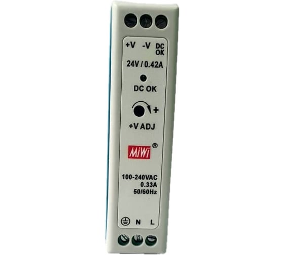 Блок питания MIWI на DIN-рейку MDR-10-24