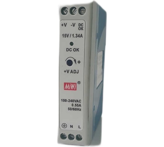 Блок питания MIWI на DIN-рейку MDR-20-15 1