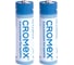 Батарейки алкалиновые Cromex пальчиковые КОМПЛЕКТ 4 шт., Alkaline, АA(LR6,15A), спайка, 457132 7