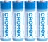 Батарейки алкалиновые Cromex пальчиковые КОМПЛЕКТ 4 шт., Alkaline, АA(LR6,15A), блистер, 457130 7