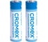 Батарейки алкалиновые Cromex пальчиковые КОМПЛЕКТ 2шт., Alkaline,АА(LR6,15А), блистер, 457128 6