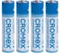Батарейки алкалиновые Cromex мизинчиковые КОМПЛЕКТ 4 шт., Alkaline, ААA(LR03,24А), блистер, 457131 7