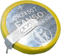 Батарея FANSO диоксид марганцевая (Li-MnO2), CR2450T-VBY2 3425190