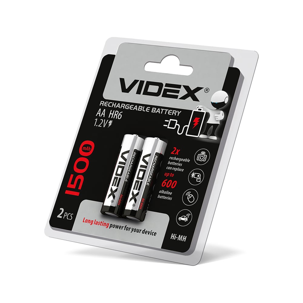 Аккумуляторы Videx HR6/AA 1500mAh 2BL VID-HR6-1500 - выгодная цена ...