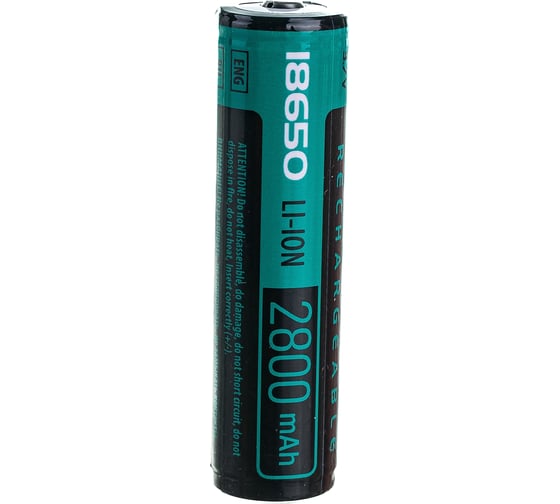 Аккумулятор Videx 18650 2800mAh 1pcs/box с защитой VID-18650-2.8-WP