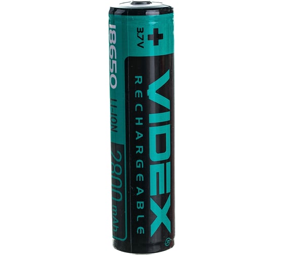 Аккумулятор Videx 18650 2800mAh 1pcs/box с защитой VID-18650-2.8-WP