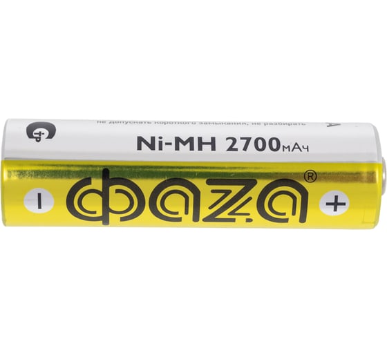 Аккумулятор ФАZА размера AA/HR6 1.2В 2700мАч Ni-MH Box-4 5059726
