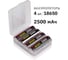 Li-Ion аккумулятор ФАZА 18650 2500мАч 12A 3.7В без платы с защитой Box-4 5060326 2