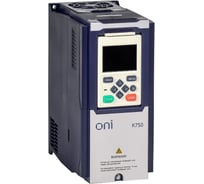 Преобразователь частоты ONI K750 380В 3Ф 0,75кВт 2,5А встроенный тормоз K750-33-075HTM