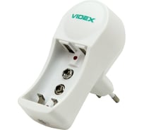 Зарядное устройство Videx VCH-N201 пустое, 1-2 х AA, AAA, 9V