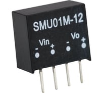 Преобразователь Mean Well SMU01M-12 DC-DC 1Вт Т00295646