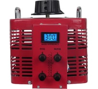 Лабораторный автотрансформатор SUNTEK 5000ВА RED диапазон 0-300 Вольт, 20А SK2.2_LTR5000RED