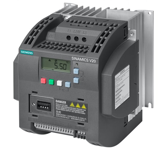 Частотный преобразователь Siemens SINAMICS V20 6SL3210-5BE24-0UV0 1