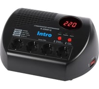 Стабилизатор напряжения Intro К-2000-Ц, 160-260В/220В, 2000ВА Б0064655
