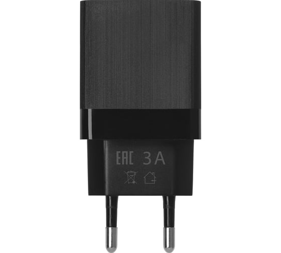 Сетевое зарядное устройство TDM ELECTRIC СЗУ 8, Quick Charge 3.0, 3 А, 2 USB, черный, TDM SQ1810-0006
