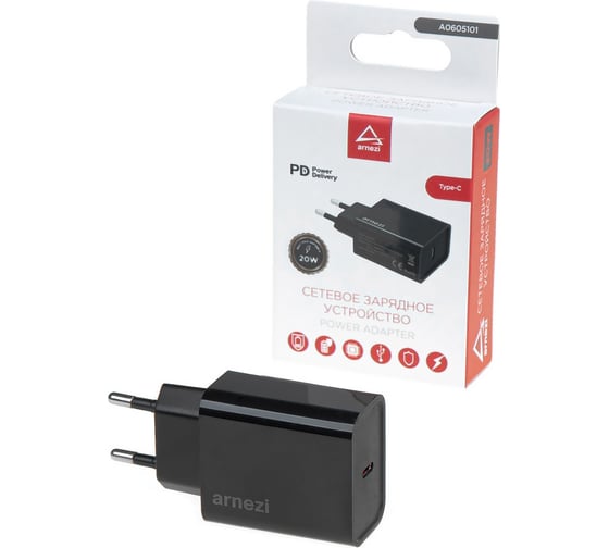 Сетевое зарядное устройство ARNEZI 20W Type-C (PD3.0) A0605101