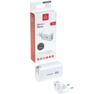 Сетевое зарядное устройство ARNEZI 65W GAN USB-A (QC3.0), 2 x Type-C (PD3.0) A0605108