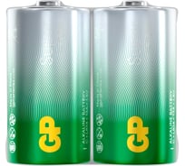Батарейка GP алкалиновая щелочная Super Alkaline 14C типоразмера C - 2 шт. в пленке. 14AA21RA-2CRS2 38360160