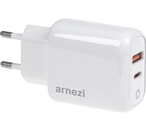 Сетевое зарядное устройство Arnezi 38W USB-A (QC3.0), Type-C (PD3.0) A0605107