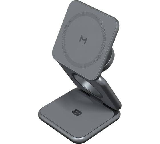 Складное беспроводное зарядное устройство MAGSSORY Fold Pro 3 в 1, с магнитами, совместимое с Qi2, полночь WCH063m