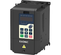 Преобразователь частоты DKC 3-фазное питание, 380В, выходная мощность 5,5 кВт, встроенный тормозной прерыватель и ЭМС фильтр, 1 шт V2000 T05P5G V2000-T05P5G