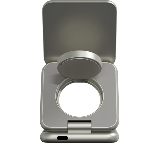 Складное беспроводное зарядное устройство MAGSSORY Fold Pro 3 в 1, с магнитами, совместимое с Qi2, титан WCH063t