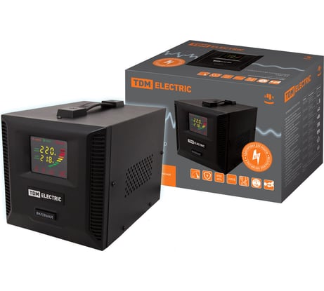 Стабилизатор напряжения TDM ELECTRIC СНР1-1-1 кВА электронный переносной SQ1201-0002
