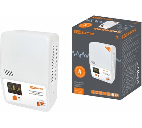 Стабилизатор напряжения TDM ELECTRIC ССР1-1-10 кВА электронный настенный SQ1201-0028