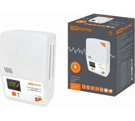 Стабилизатор напряжения TDM ELECTRIC ССР1-1-5 кВА электронный настенный SQ1201-0026