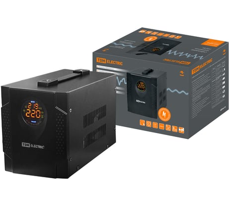 Стабилизатор напряжения TDM ELECTRIC СНС1-1-1,5 кВА симисторный переносной SQ1203-0003