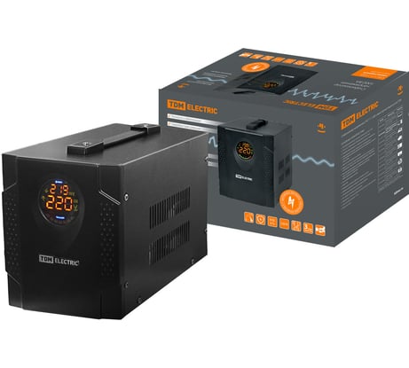 Стабилизатор напряжения TDM ELECTRIC СНС1-1-1 кВА симисторный переносной SQ1203-0002