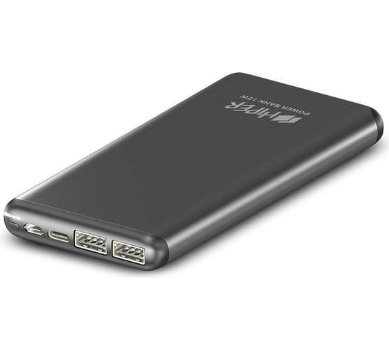 Внешний аккумулятор HIPER Li-Pol 10000 mAh Aluminum 2xUSB 1xType-C серый MS10000 SPACE GRAY
