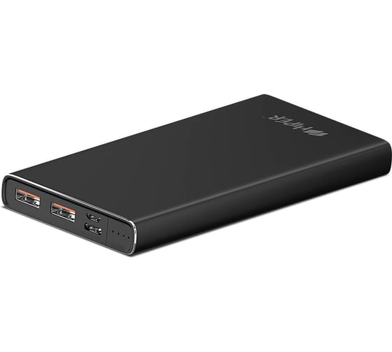Внешний аккумулятор HIPER MPX10000 Li-Pol 10000mAh 2xUSB 1xType-C черный MPX10000 BLACK