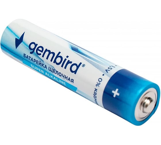 Батарейки Gembird щелочные/алкалиновые, тип AAA, 20шт, коробка, GB-LR03-20B