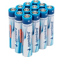 Батарейки Gembird солевые, тип AAA, 12шт, пленка, GB-R03P-12F