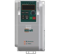 Преобразователь частоты Dekraft DEKV060-0.4кВт 1 фаза 220В DEKV060G0R4S2