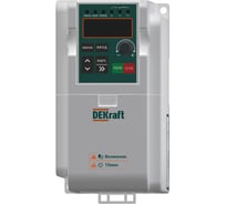 Преобразователь частоты Dekraft DEKV060-0.75кВт 1 фаза 220В DEKV060G0R75S2