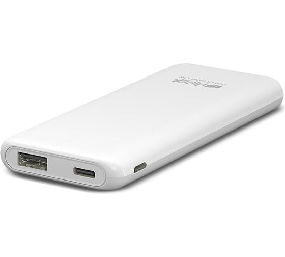Внешний аккумулятор HIPER PSL5000 Li-Pol 5000 mAh 2.4A 1xUSB 1xType-C белый PSL5000 WHITE