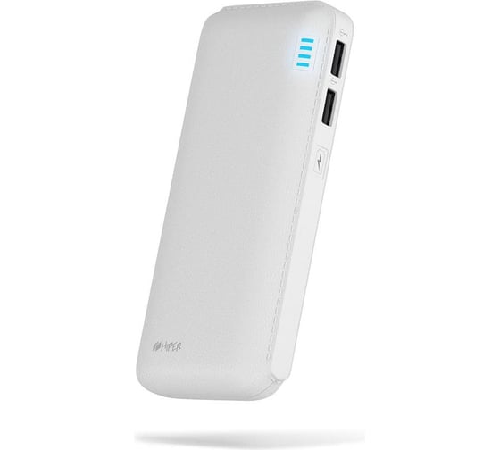 Внешний аккумулятор HIPER SP12500 WHITE Li-Ion 12500mAh 2.1A+1A 2xUSB белый SP12500 WHITE