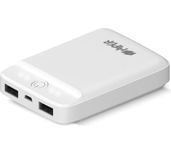 Внешний аккумулятор HIPER SL6000 Li-Pol 6000 mAh 2.1A+2.1A 2xUSB белый SL6000 WHITE