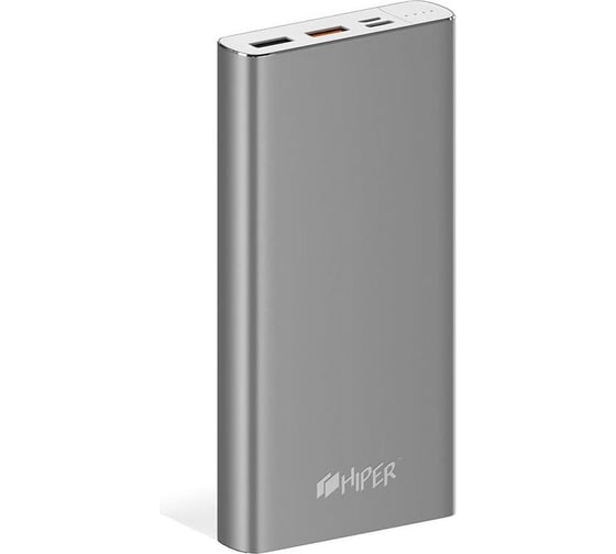 Внешний аккумулятор HIPER Li-Pol 15000mAh 2xUSB 1xType-C серый MPX15000 SPACE GRAY 1