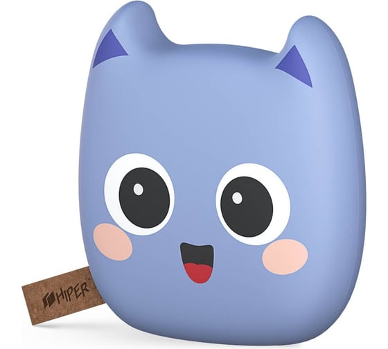 Внешний аккумулятор HIPER Li-Pol 10000mAh 2.4A+1.5A 2xUSB, синий ZOO GRAPE JELLY 10000