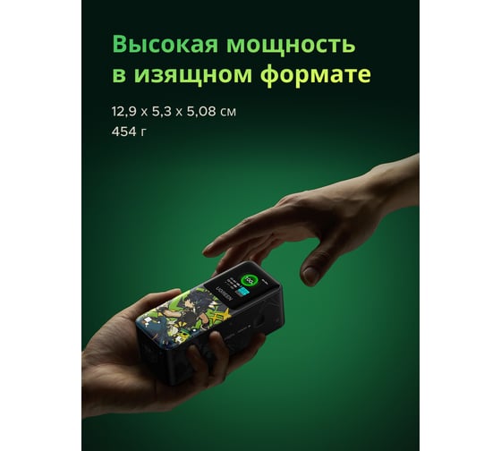 Power Bank UGREEN Nexode версия Genshin Impact 20000mAh Fast Charging Power Bank 130W - Black 35524GI