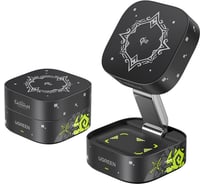 Беспроводное зарядное устройство UGREEN MagFlow версия Genshin Impact 2-in-1 Qi2 15W- Black 35316GI