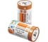 Батарейка LR20 D TDM ELECTRIC Alkaline 1,5V BP-2 (упаковка 2 штуки) SQ1702-0015 1