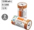 Батарейка LR20 D TDM ELECTRIC Alkaline 1,5V BP-2 (упаковка 2 штуки) SQ1702-0015 2